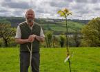 Martyn Williams and sweet chestnut tree
