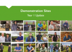 Demonstration Sites - Year 1 Update
